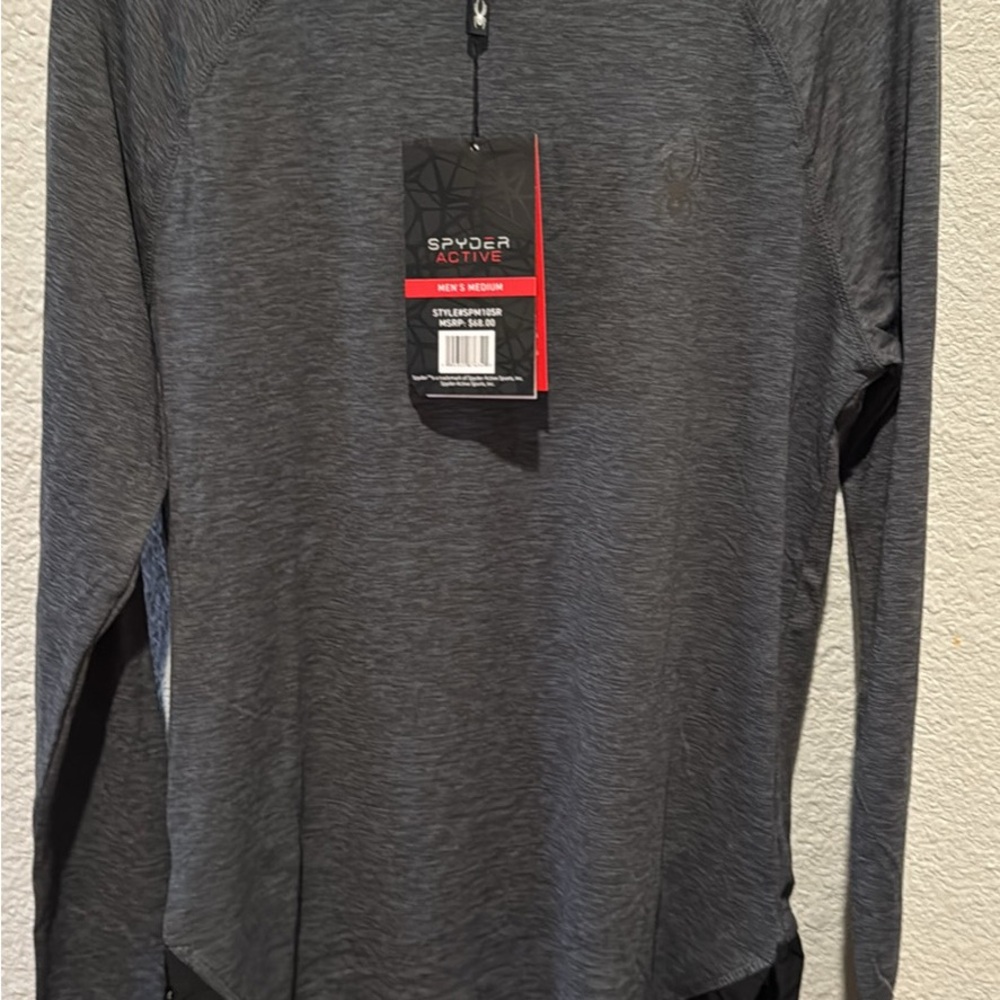 Spyder Active Charcoal Long Sleeve Shirt